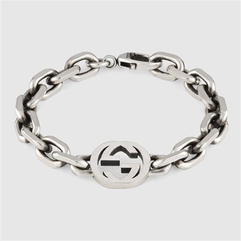 gucci bracciali uomo argento|Gucci.